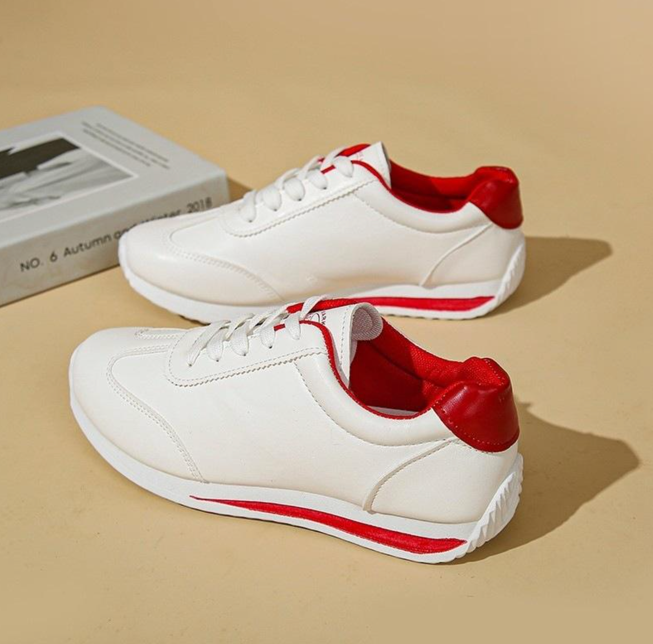Lightweight Lace-Up Mesh Sneakers for Women