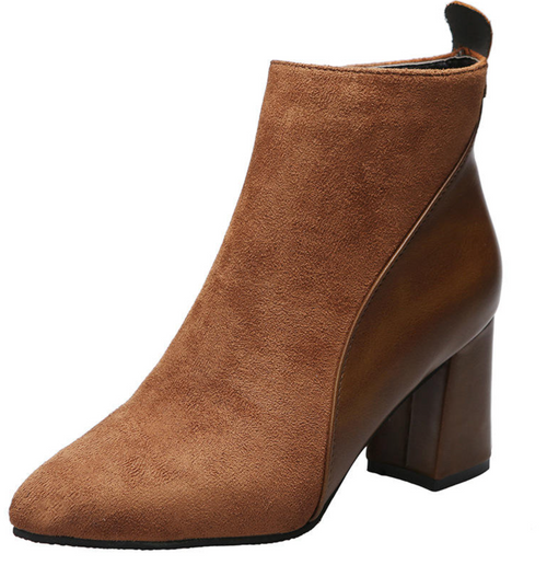 Elegant High-Heel Ankle Boots