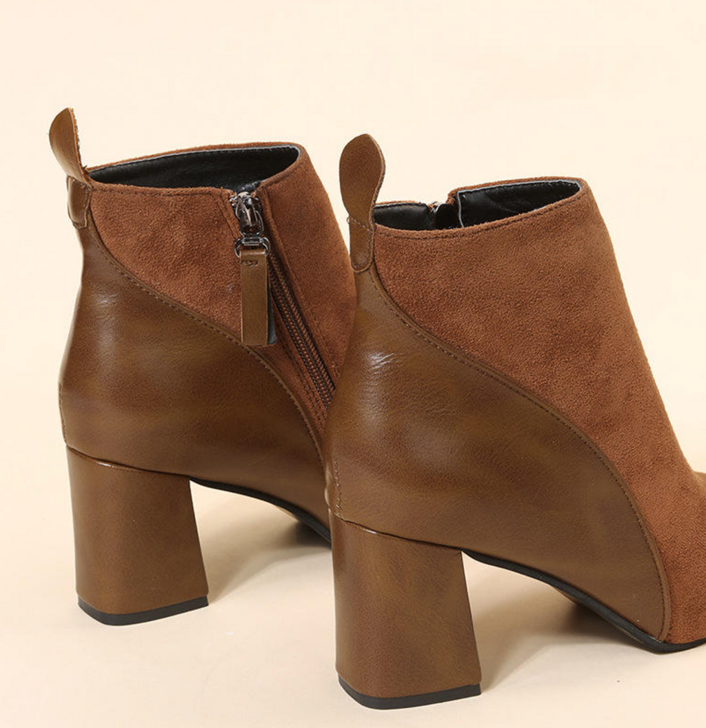 Elegant High-Heel Ankle Boots