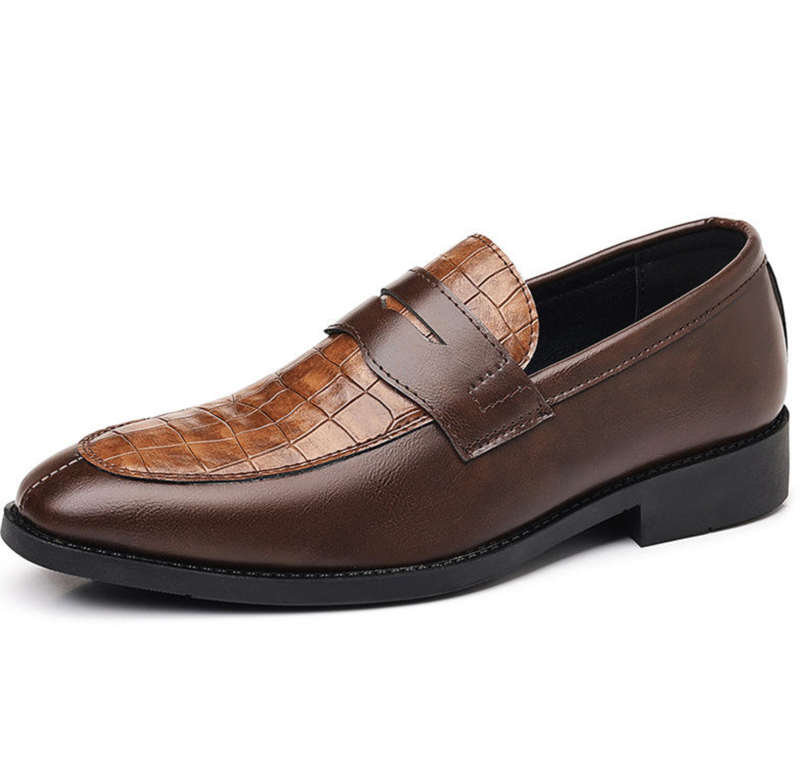 Men’s Classic PU Lace-Up Shoes