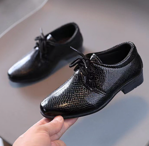 Breathable PU Leather Casual Shoes for Boys